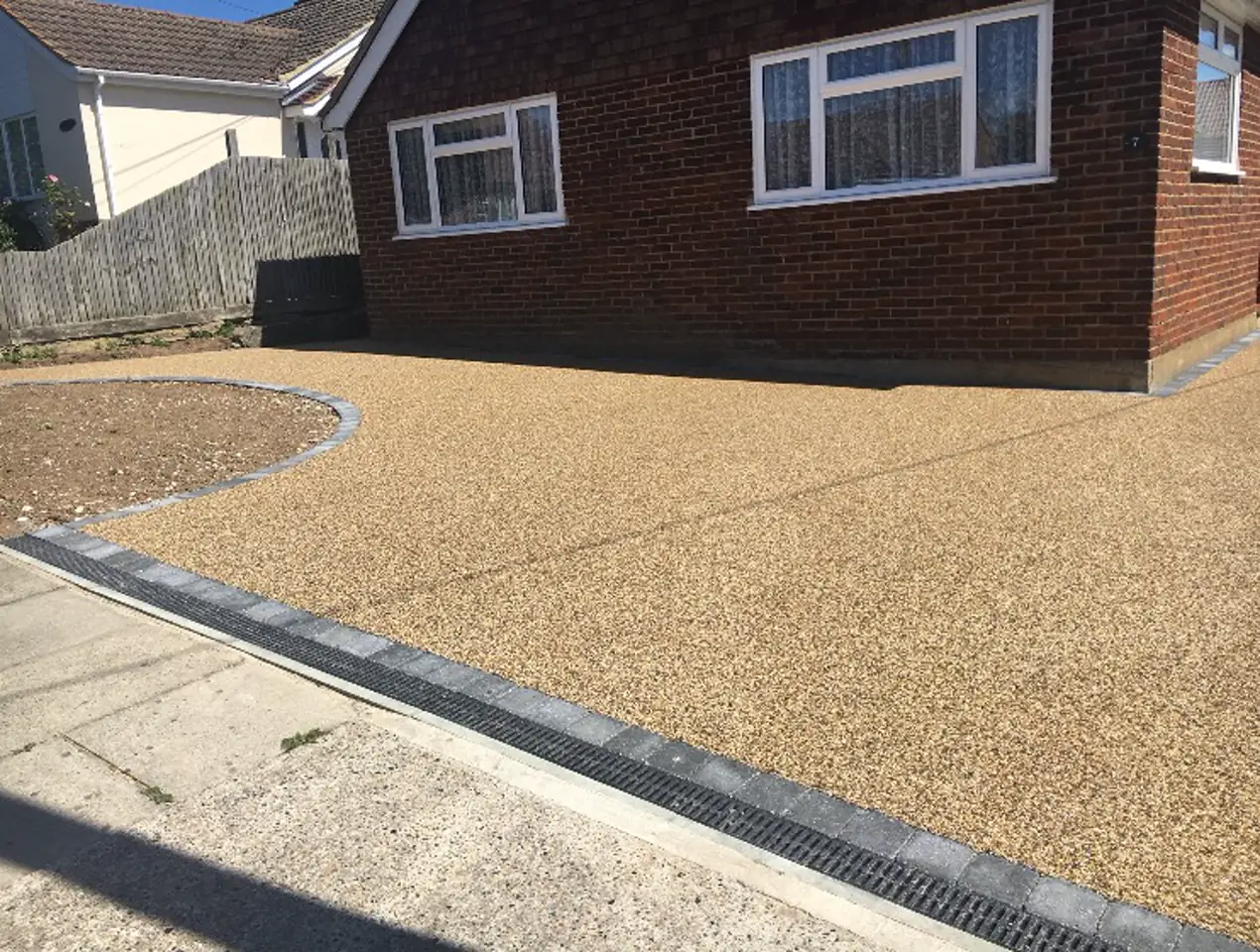 Standing water on a driveway assessment example